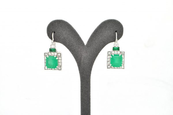 Orecchini smeraldi e diamanti