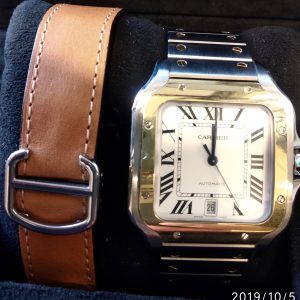 Cartier orologio santos oro acciaio XL - immagine 2