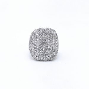 ANELLO IN ORO BIANCO BIBIGI E DIAMANTI ct 2,17
