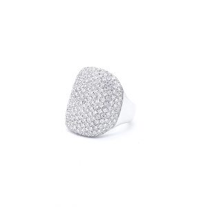 ANELLO IN ORO BIANCO BIBIGI E DIAMANTI ct 2,17 - immagine 2