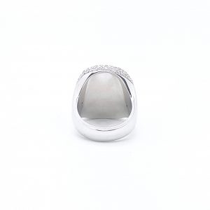 ANELLO IN ORO BIANCO BIBIGI E DIAMANTI ct 2,17 - immagine 3