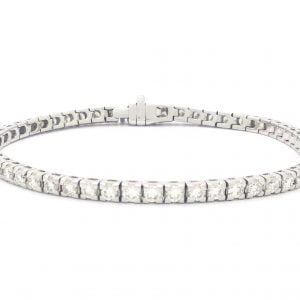 BRACCIALE in oro bianco TENNIS CT 3,30