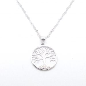 COLLANA IN ORO BIANCO CON CIONDOLO