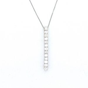 Collana con ciondolo tennis