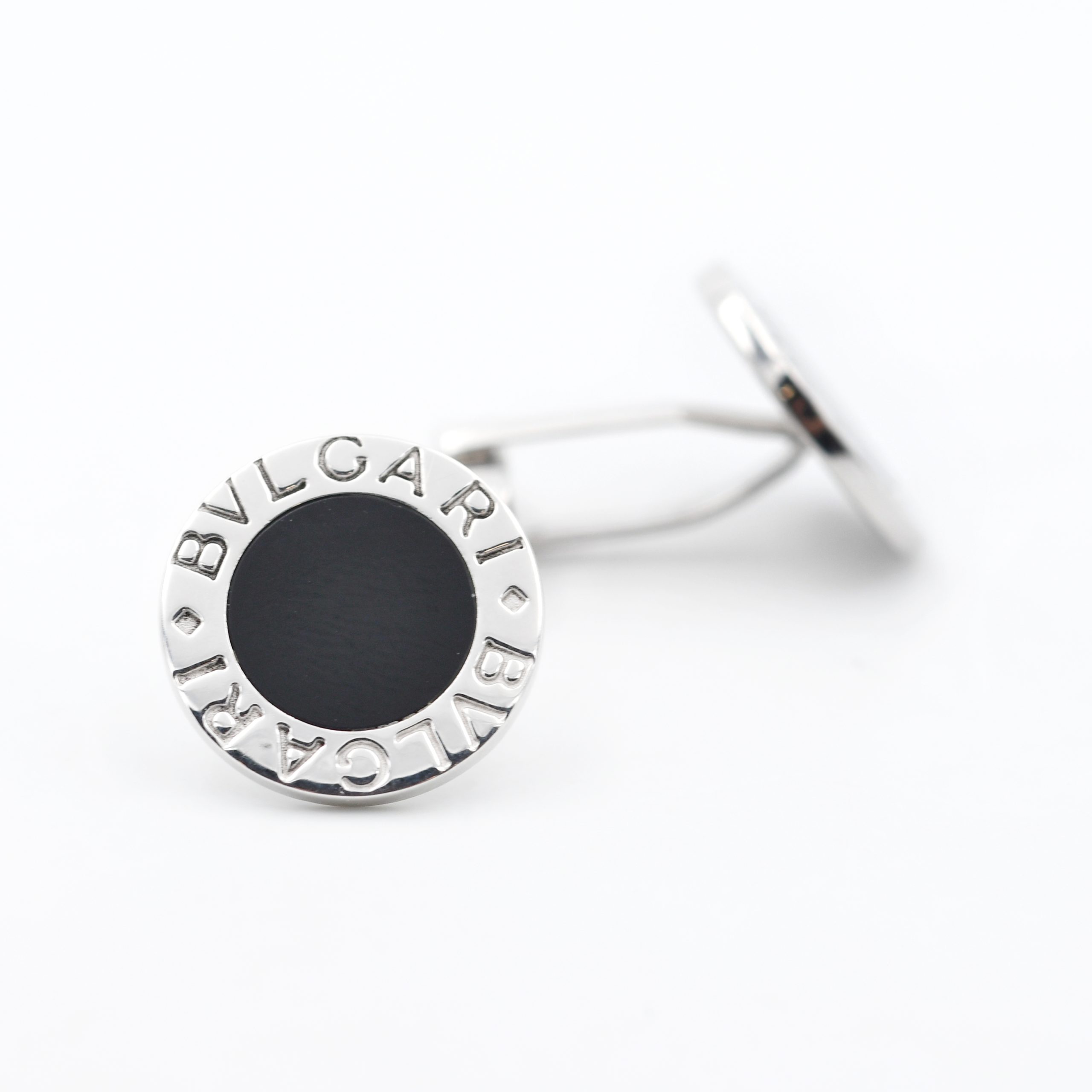 Gemelli Bulgari in argento e onice - immagine 4