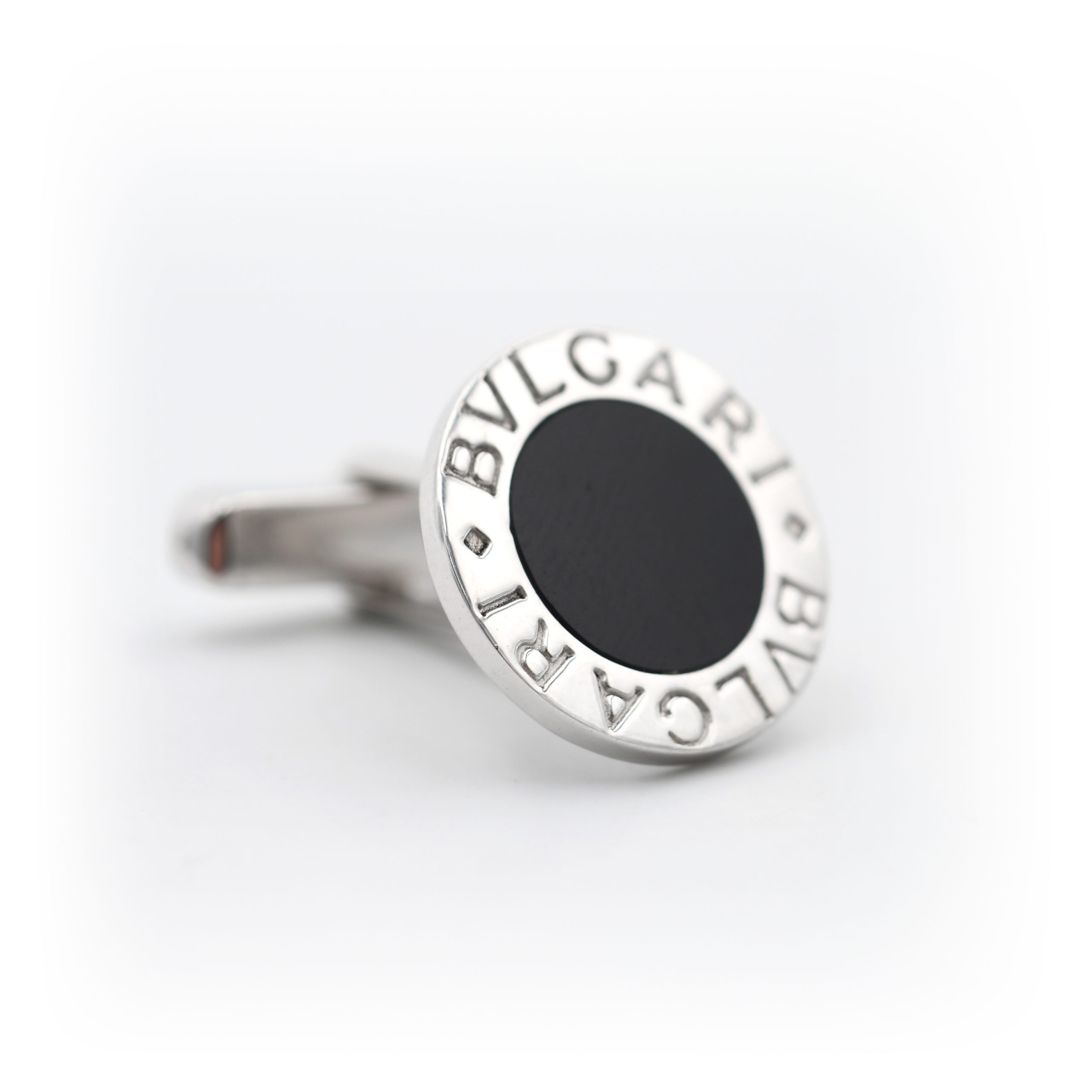 Gemelli Bulgari in argento e onice - immagine 3