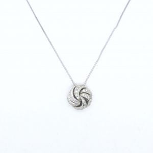 Collana girandola oro bianco e diamanti