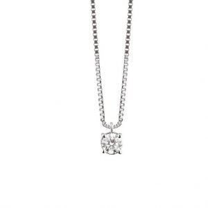 Collana punto luce ct 0,25