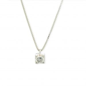 Collana punto luce ct 0,16