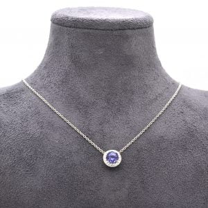 Collana con tanzanite 1 Ct - immagine 2