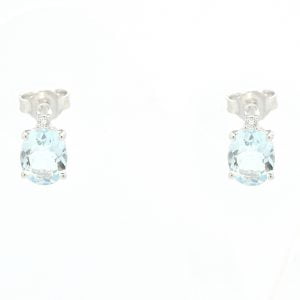 Orecchini acquamarina Ct 1,94