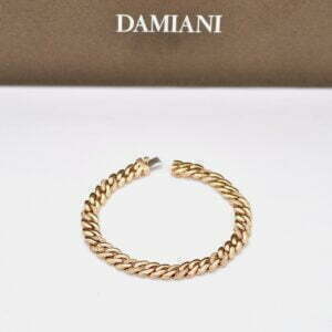 Bracciale Damiani groumette oro rosa e diamanti