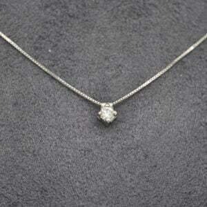 Collana punto luce Ct 0,07