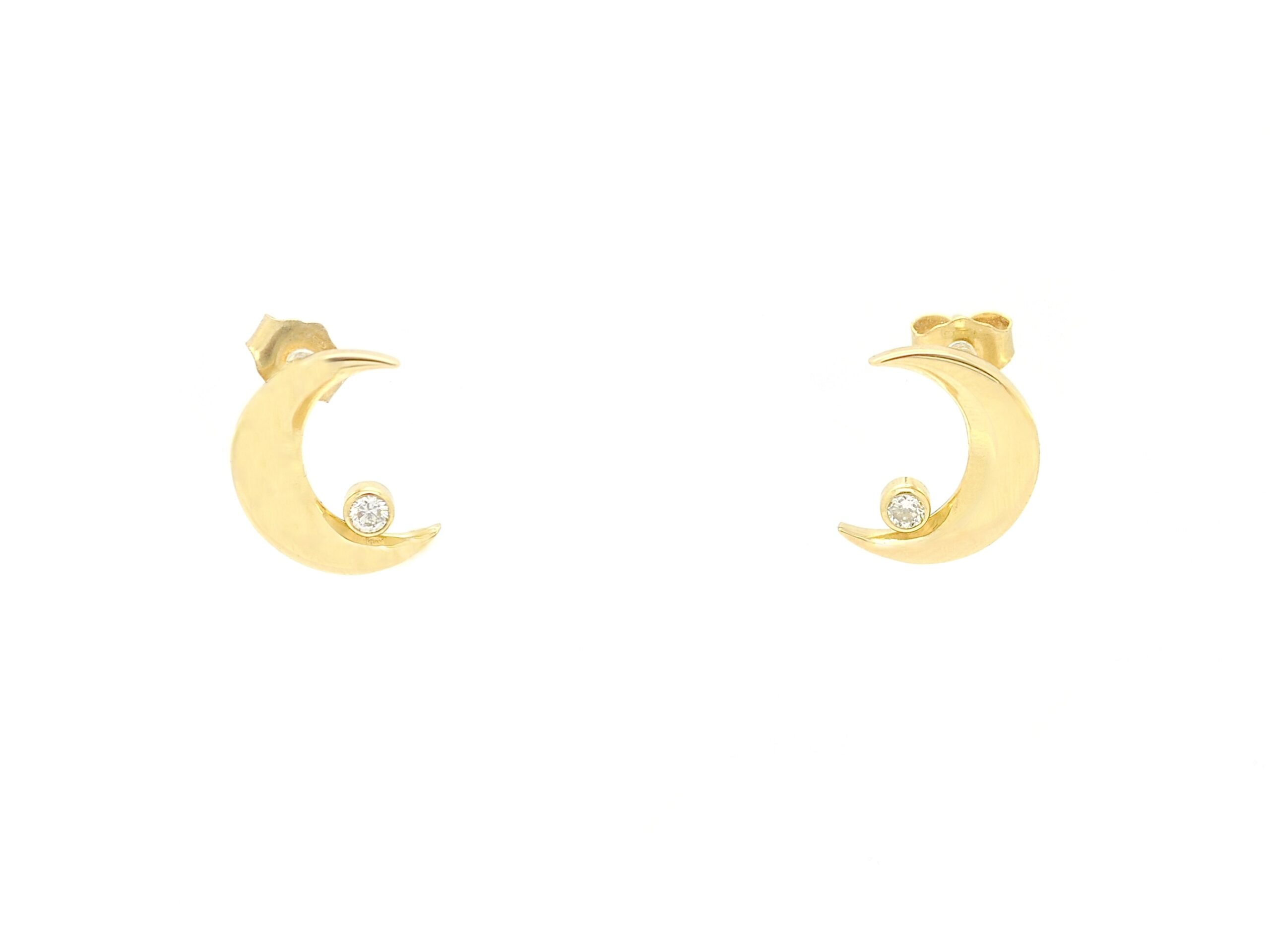 Orecchini in oro giallo e diamanti ct. 0,22 - LUXURY ZONE - Luxury Zone