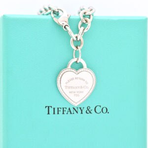 Bracciale Tiffany in oro bianco e diamanti Ct 0,26 - immagine 3