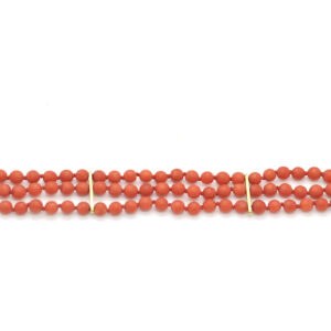 Bracciale corallo con chiusura in oro giallo 18KT
