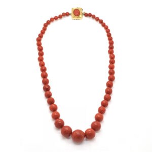 Collana in corallo rosso di Sardegna
