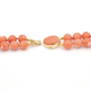 Collana in corallo Momo con chiusura in oro - immagine 3
