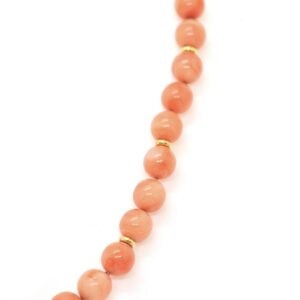 Collana di corallo Momo con elementi in oro 18 KT - immagine 3