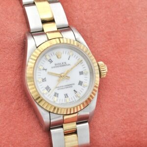 Rolex Oyster Perpetual Ref.67193 in acciaio e oro - immagine 2