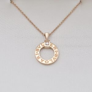 Collana Bulgari Bulgari in oro rosa con diamante - immagine 2