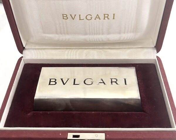 Lingotto Bulgari in argento puro