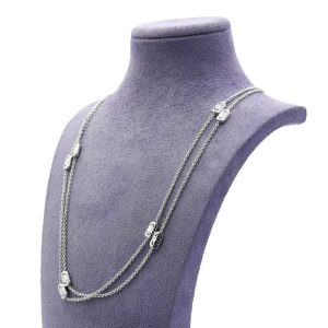 Collana Parentesi Bulgari in oro bianco - immagine 2