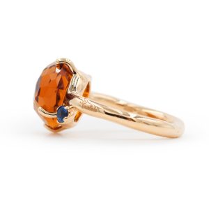 Anello Bahia Pomellato in Oro Rosa con Zaffiri e Citrino Madera - immagine 2