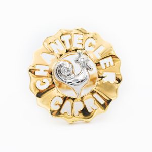 Anello Chantecler Capri in Oro Giallo e Bianco con Diamanti