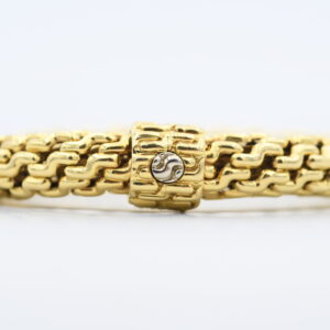 Bracciale Chimento stretch in oro giallo con diamante